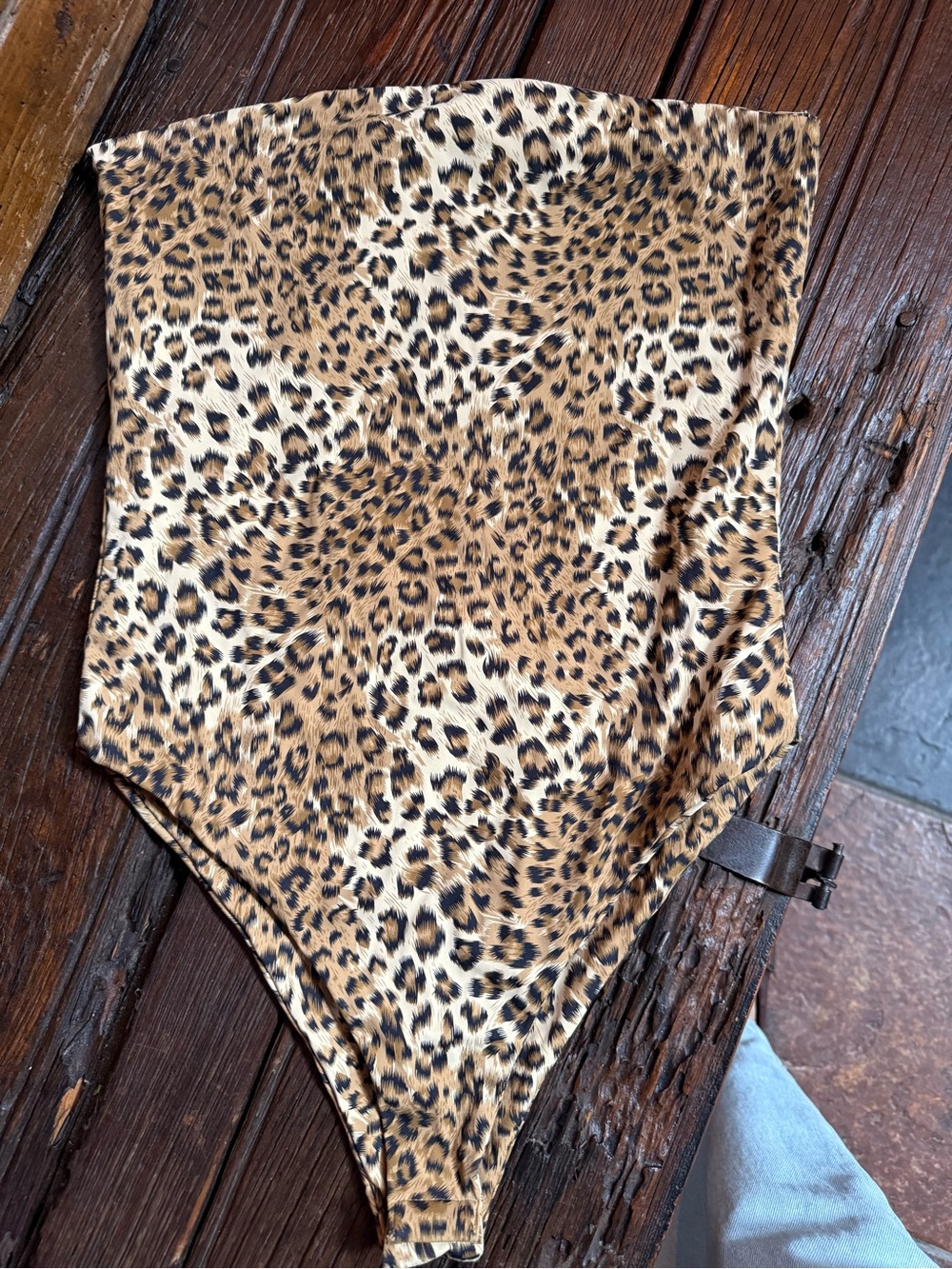 Leopard Print Bodysuit – Stretchy & Flattering